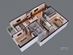 Thiết kế căn hộ 07 | Giá: 30.5 triệu/m² | DT: 80m²