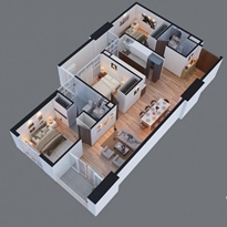 Thiết kế căn hộ 12 Thiết kế căn hộ 12
