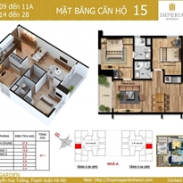 Thiết kế căn hộ 15 Thiết kế căn hộ 15