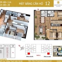 Thiết kế căn hộ 12 Thiết kế căn hộ 12