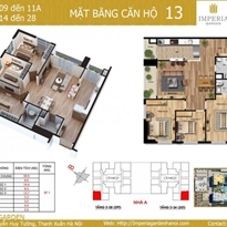 Thiết kế căn hộ 13 Thiết kế căn hộ 13