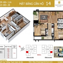 Thiết kế căn hộ 14 Thiết kế căn hộ 14