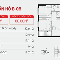 Thiết kế căn hộ B-08