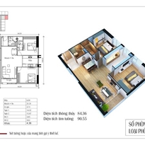 Thiết kế căn hộ 12C