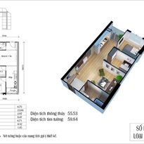 Thiết kế căn hộ 03 - F