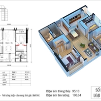 Thiết kế căn hộ 05 - B