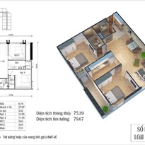 Thiết kế căn hộ 06 - D