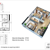 Thiết kế căn hộ 08 - E