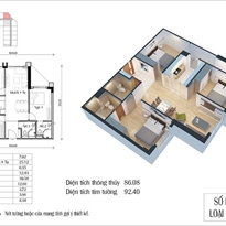 Thiết kế căn hộ 09 - B