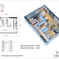 Thiết kế căn hộ 15D