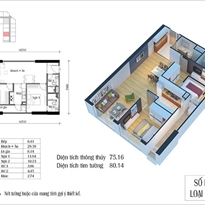 Thiết kế căn hộ 16D