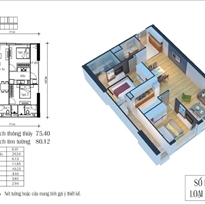 Thiết kế căn hộ 01 - D