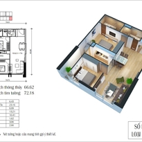 Thiết kế căn hộ 06 - E