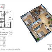 Thiết kế căn hộ 08 - D