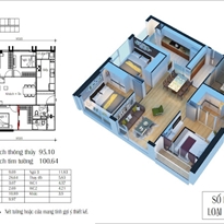 Thiết kế căn hộ 15 - B