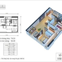 Thiết kế căn hộ 17 - D