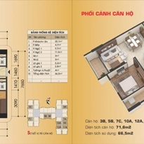 Thiết kế căn hộ 3B, 5B, 7C, 10A, 11A, 12A, 9A, 7A, 3A, 3C