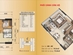 Thiết kế căn hộ 6B' | Giá: 14.7 triệu/m² | DT: 76m²
