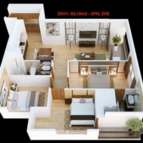 Thiết kế căn hộ 11 Thiết kế căn hộ 11
