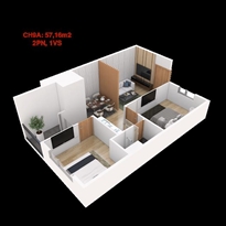 Thiết kế căn hộ 09A Thiết kế căn hộ 09A