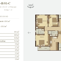 Thiết kế căn hộ 01 Thiết kế căn hộ 01