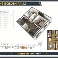 Thiết kế căn hộ B1 Thiết kế căn hộ B1