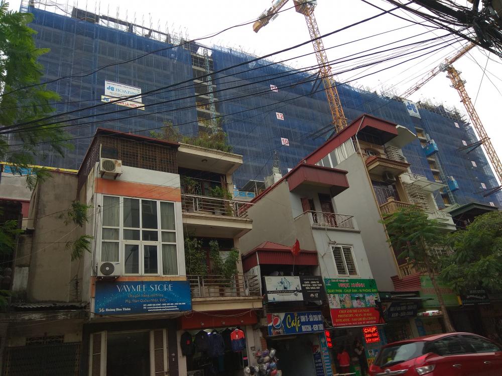 Dự án đang thi công tới tầng 17