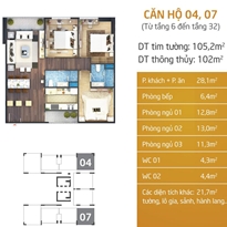 Thiết kế căn hộ 07 Thiết kế căn hộ 07