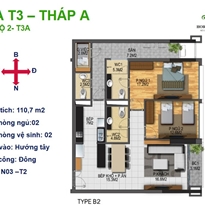 Thiết kế căn hộ 2 - T3A Thiết kế căn hộ 2 - T3A
