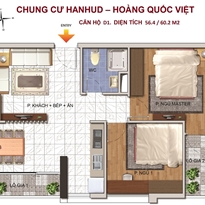 Thiết kế căn hộ D1b