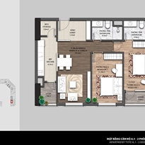 Thiết kế căn hộ A1.1 Thiết kế căn hộ A1.1