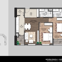 Thiết kế căn hộ A1.2 Thiết kế căn hộ A1.2