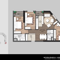 Thiết kế căn hộ B1.2 Thiết kế căn hộ B1.2