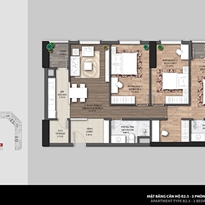 Thiết kế căn hộ B2.3 Thiết kế căn hộ B2.3