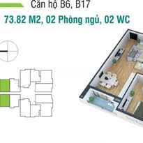 Thiết kế căn hộ B6, B17