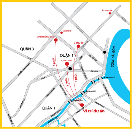 Vị trí của Cao Ốc Căn Hộ H2-Hoàng Diệu | 1