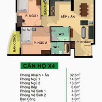 Thiết kế căn hộ X4 Thiết kế căn hộ X4