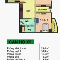 Thiết kế căn hộ X5 Thiết kế căn hộ X5