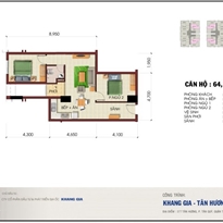 Thiết kế căn hộ 6B-9A