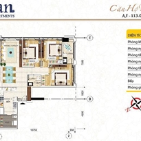 Thiết kế căn hộ A, F Thiết kế căn hộ A, F