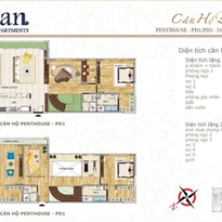 Thiết kế căn hộ PD1, PD2 Thiết kế căn hộ PD1, PD2