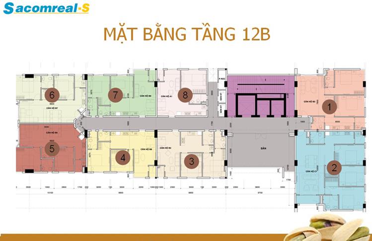 Mặt bằng tầng điển hình