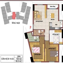 Căn hộ B 14.03 Căn hộ B 14.03