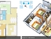 Thiết kế căn hộ A - 3 - 1; A - 3 - 6 | Giá: 22 triệu/m² | DT: 83m²