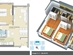 Thiết kế căn hộ A - 3 - 3; A - 3 - 6 | Giá: 22 triệu/m² | DT: 93m²