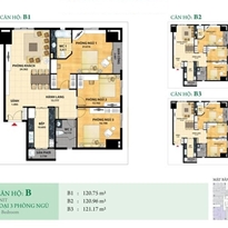 Thiết kế căn hộ B3 Thiết kế căn hộ B3
