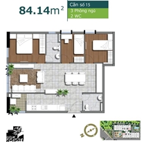 Thiết kế căn hộ 15 Thiết kế căn hộ 15