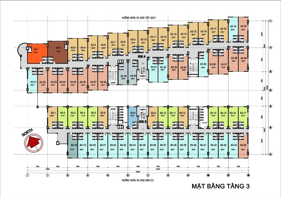 Mặt bằng tầng 3