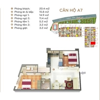 Thiết kế căn hộ 74.1 m2