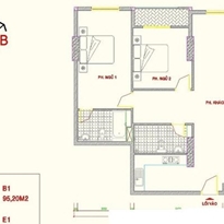 Thiết kế căn hộ B1 Thiết kế căn hộ B1